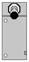 5/3-Way Valve Hand Lever w/ Safety Detent, 1/4 inch