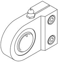 Spherical Bearing Rod Eye - Series SE, Cylinder Accessory