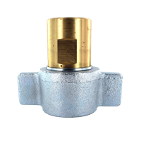 6100 Series Threaded Connection Flush Valves, High Flow Hydraulic Quick Coupling