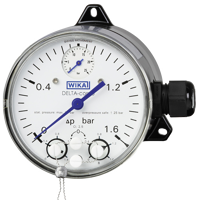 Model DPGS40 Differential Pressure Gauge with Micro Switch