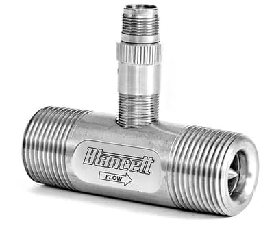 Blancett In-line Turbine Flow Meter, Model 1200