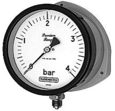 Budenberg Bourdon Tube Pressure Gauge, 966TGP