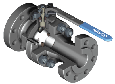 Cameron Cast Steel Flanged Floating Ball Valve, B2