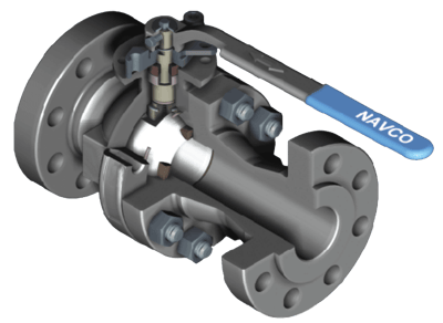 Cameron Cast Steel Flanged Floating Ball Valve, B2