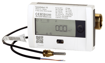 Danfoss Energy Meter, SonoSelect 10