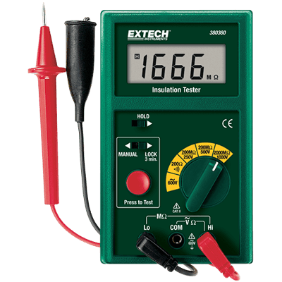 Extech Digital Megohmmeter, 380360