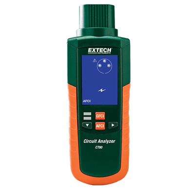 Extech AFCI, GFCI and AC Circuit Analyzer, CT80