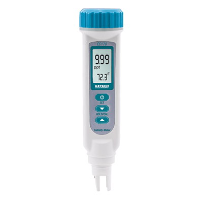 Extech Salinity/Temperature Meter, EC170