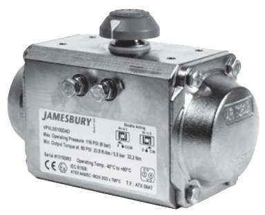 Metso Jamesbury Pneumatic Actuator, Series VPVL