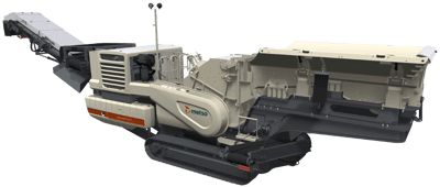 Metso Mobile Crushing and Screening Plant, Lokotrack LT1213 and LT1213S