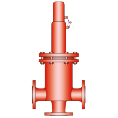 Protego Pressure and Vacuum Relief Valve, In-Line, DV/ZU-F