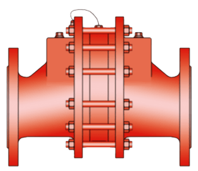 Protego In-Line Deflagration Flame Arrester, FA-E