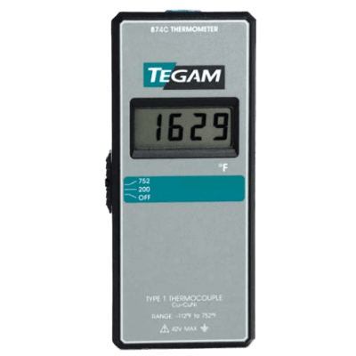 Tegam Thermocouple Thermometer, 874C