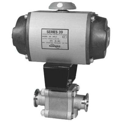 Worcester-Controls Sanitary Ball Valve, WK 44