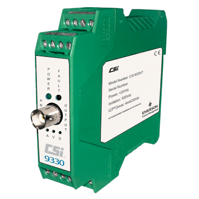 Emerson Vibration Transmitter, 9330
