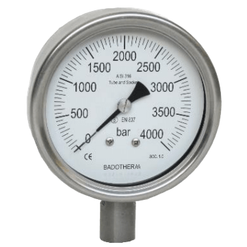Badotherm High Pressure Process Pressure Gauge, BDT18HP