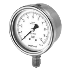 Badotherm Solid Front Pressure Gauge, BDT20
