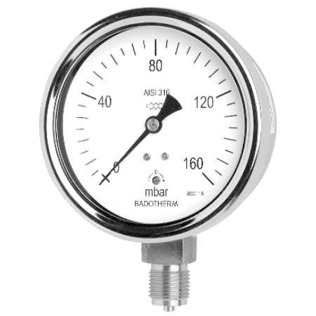 Badotherm Capsule Pressure Gauge, BDT9-18