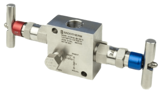 Badotherm Two Valve Manifold, BDTM923