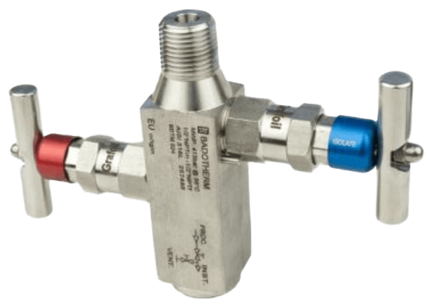 Badotherm Two Valve Manifold, BDTM924