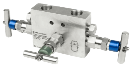 Badotherm Three Valve Manifold, BDTM935