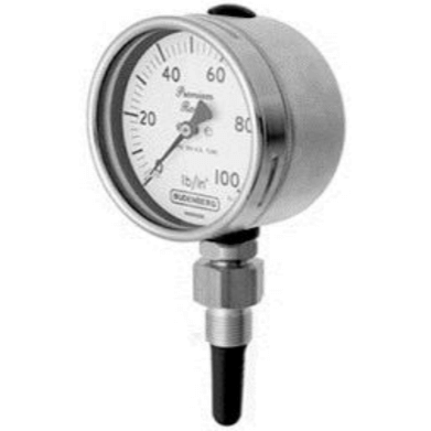 Budenberg Bourdon Tube Pressure Gauge, 202
