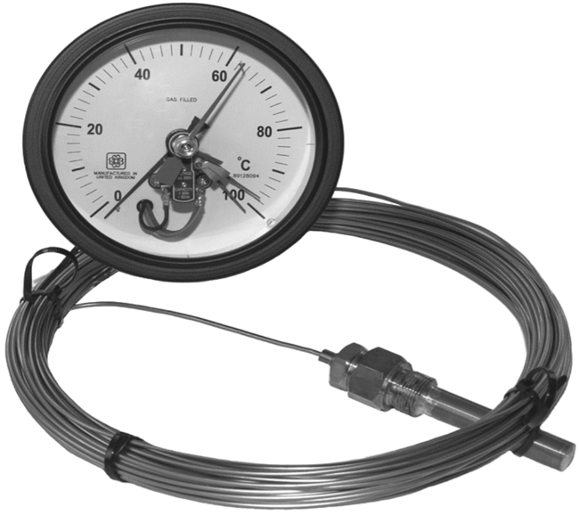 Budenberg Gas Expansion Thermometer, 95FG/211FG