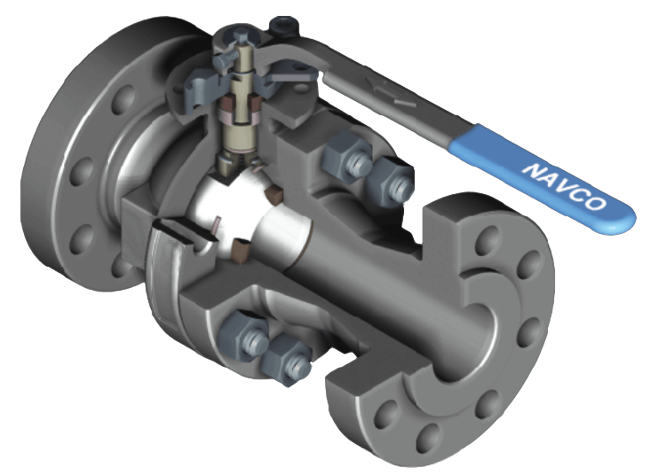Cameron Cast Steel Flanged Floating Ball Valve, B2