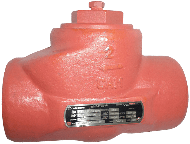 Cameron Swing Check Valve, WHEATLEY 822