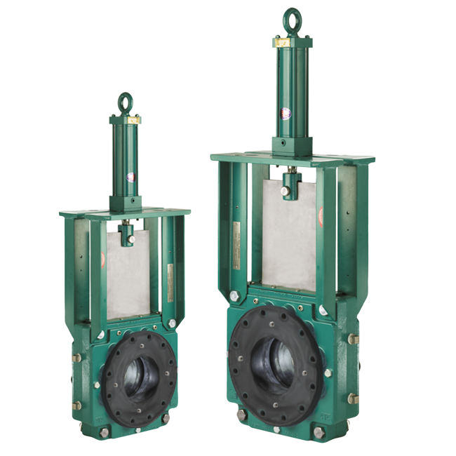 Emerson Clarkson Knife Gate Valve, Model KGF/KGF­HP