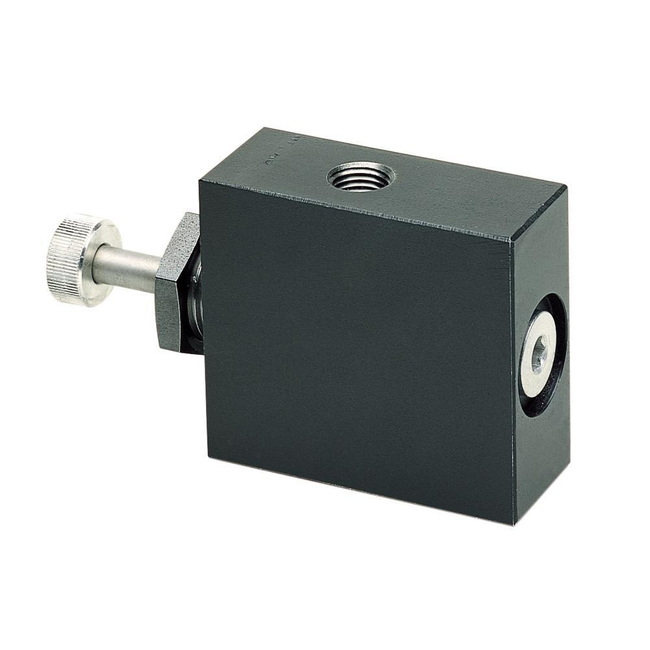 Colorflow GT Series In line Push to Read Gauge Isolator Valve