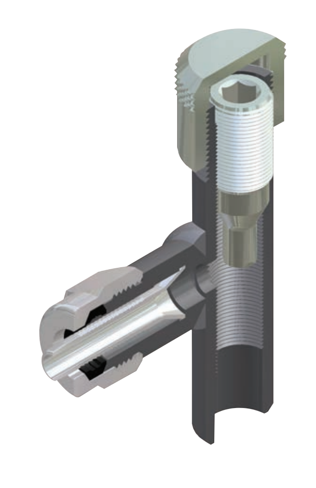 Steel Service Punch Tees W PE Compression Outlets.png