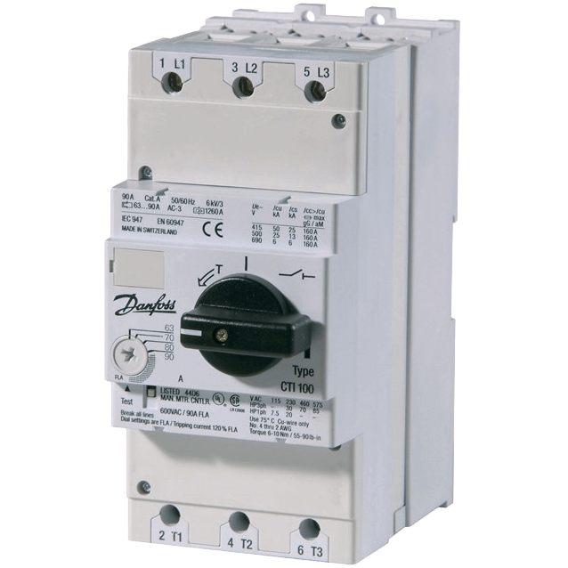 Danfoss Circuit Breaker with Current Limiter, CTI 100