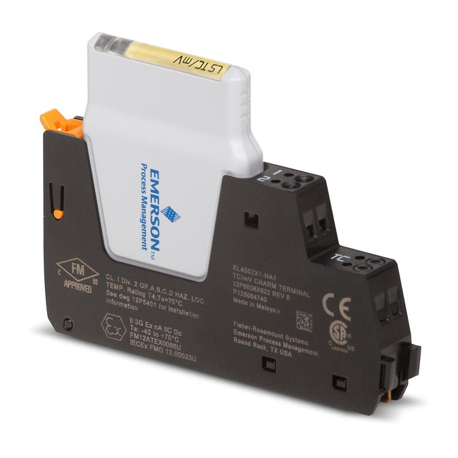 Emerson DeltaV Thermocouple / mV Terminal Block