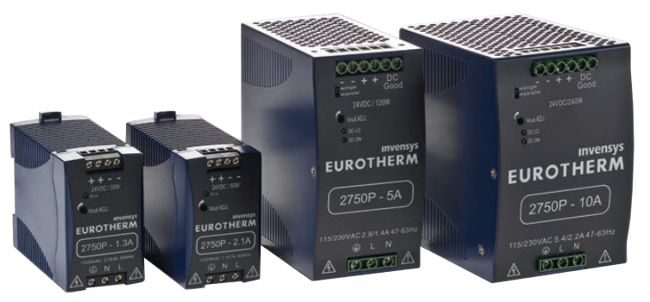 Eurotherm 24 Vdc DIN Rail Power Supply, 2750P