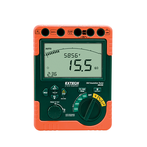Extech High Voltage Digital Insulation Tester for 110V, 380395