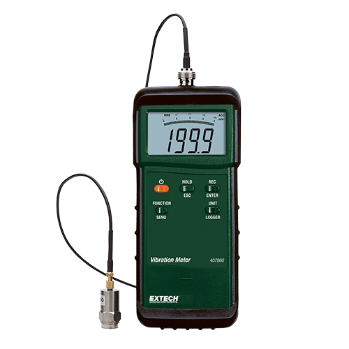 Extech Heavy Duty Vibration Meter, 407860