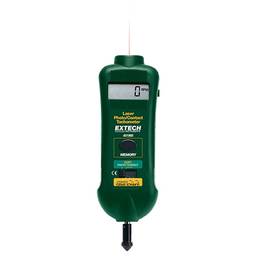 Extech Combination Contact/Laser Photo Tachometer, 461995