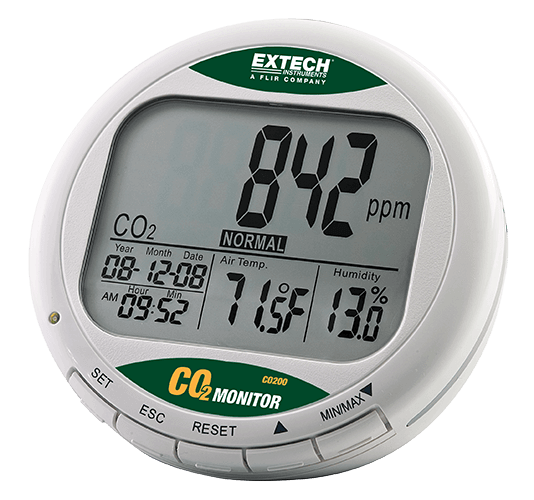 Extech Desktop Indoor Air Quality CO, CO200