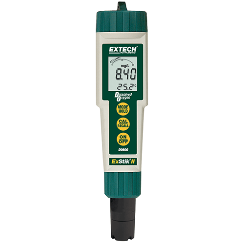 Extech Waterproof ExStik II Dissolved Oxygen Meter, DO600