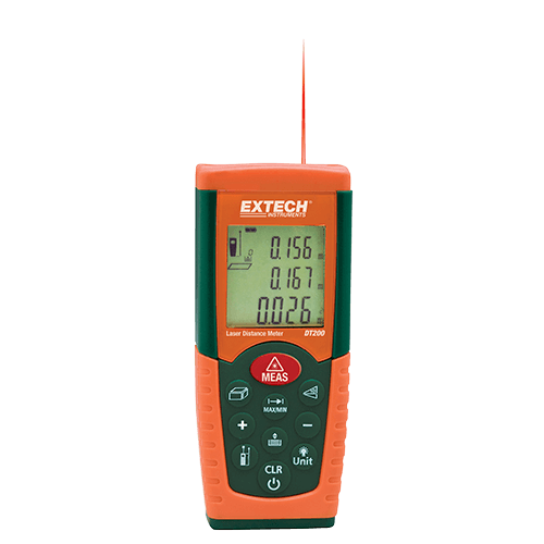 Extech Laser Distance Meter, DT200