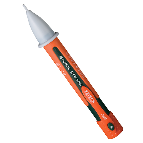 Extech Wide Range AC Voltage Detector/Flashlight, DV24