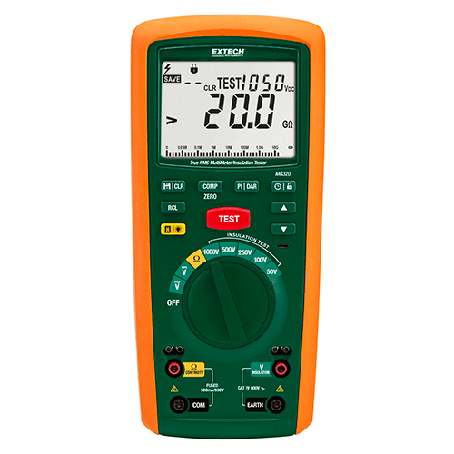 Extech CAT IV Insulation Tester/True RMS MultiMeter, MG320
