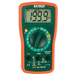 Extech Digital Mini MultiMeter, MN35