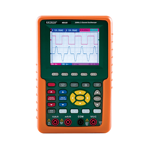Extech 20MHz 2-Channel Digital Oscilloscope, MS420