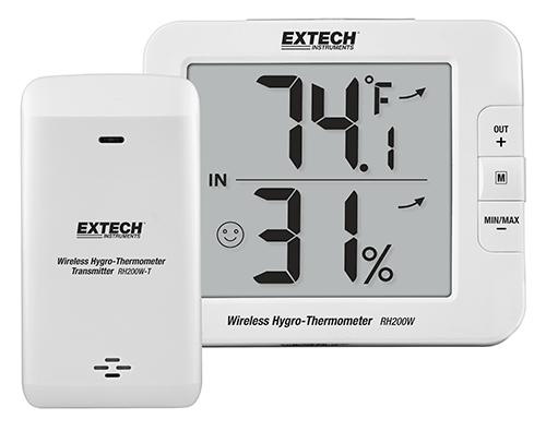 Extech Multi-Channel Wireless Hygro-Thermometer, RH200W