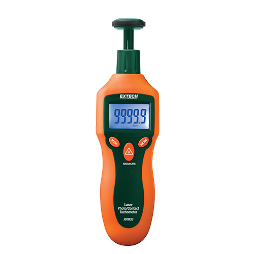 Extech Combination Contact/Laser Photo Tachometer, RPM33