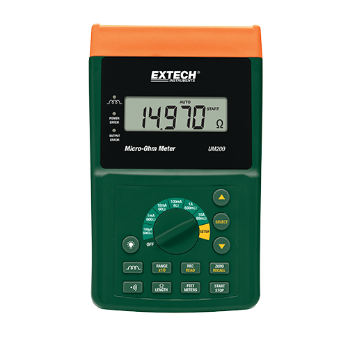 Extech High Resolution Micro-Ohm Meter, UM200