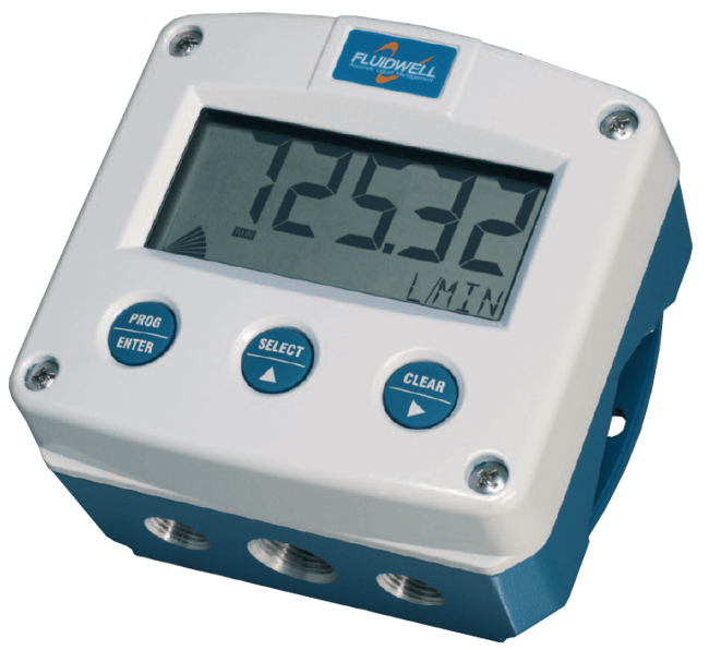 Fluidwell F010 Flow Rate Indicator with Very Large Digits