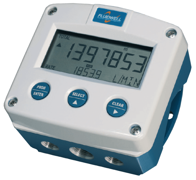 Fluidwell F112 Indicator/Totalizer with Linearization and Analog / Pulse Signal Outputs